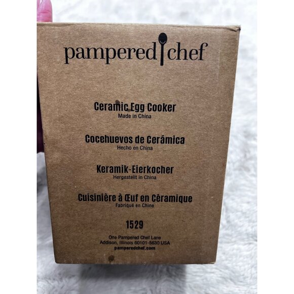 Pampered Chef Ceramic Egg Cooker - Picture 3 of 5